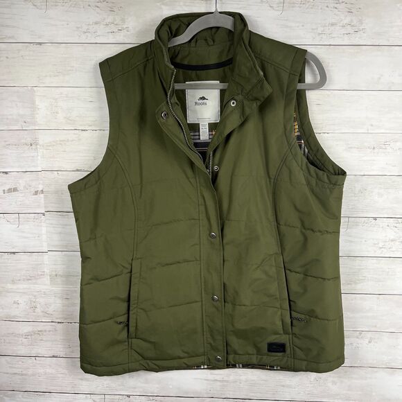 Roots73 Womens Olive Trail Lake Insulated Vest - Picture 3 of 8